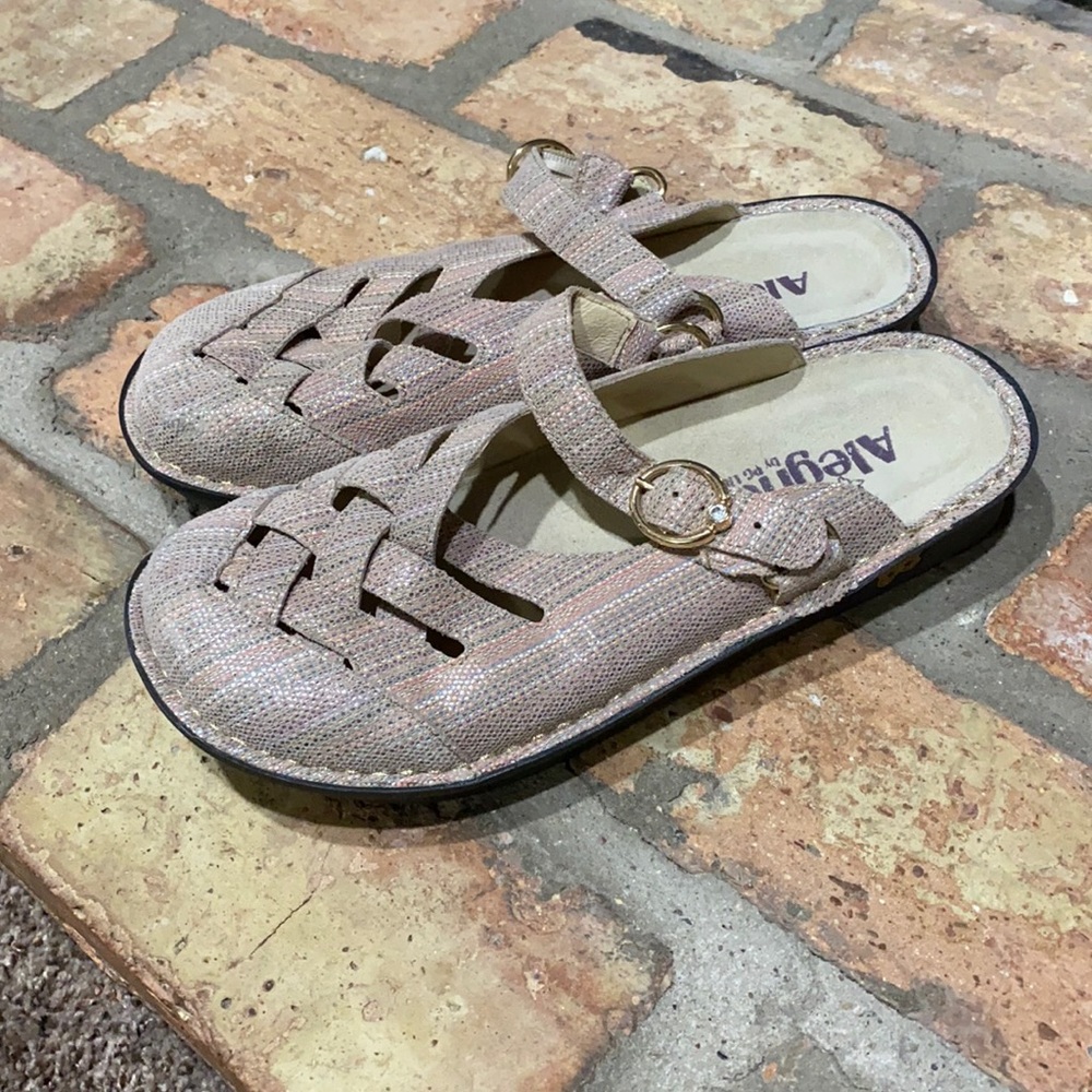 Alegria sling backs FRE-817, size 39